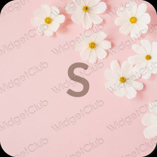 Estetico rosa pastello SHEIN icone dell'app