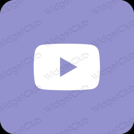 Icônes d'application Youtube esthétiques