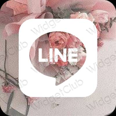 Ästhetische LINE App-Symbole