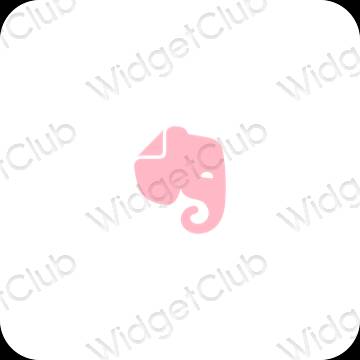 Ikon apl Evernote Estetik