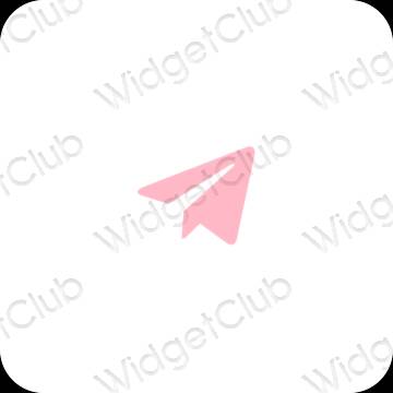ესთეტიკური Telegram აპლიკაციის ხატები