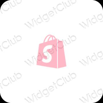 ესთეტიკური Shopify აპლიკაციის ხატები