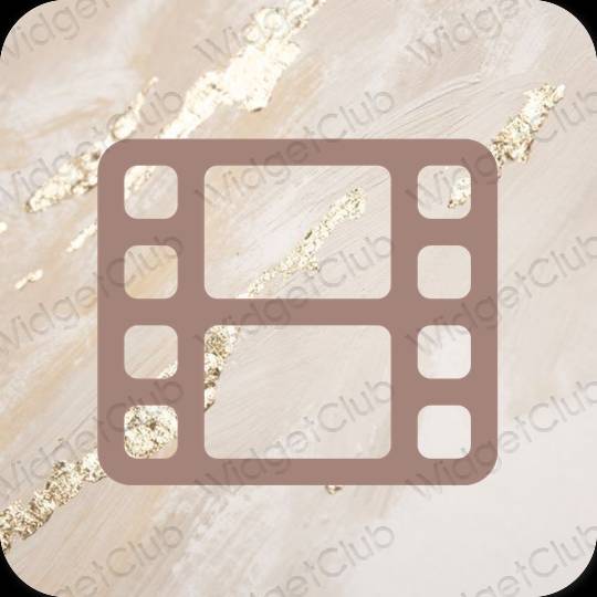 Esthetische U-NEXT app-pictogrammen