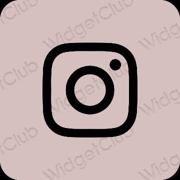 Estetski ružičasta Instagram ikone aplikacija