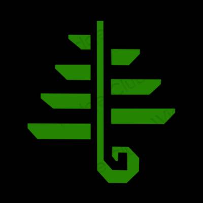 Estético verde Game ícones de aplicativos