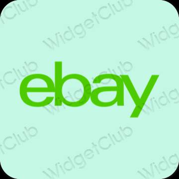 Estetik eBay uygulama simgeleri