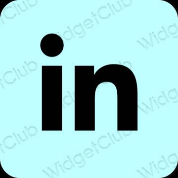 Estetske Linkedin ikone aplikacij