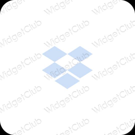 Esthetische Dropbox app-pictogrammen