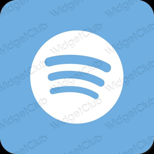 Esthetische Spotify app-pictogrammen