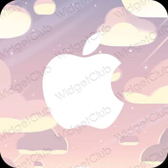 Ikon aplikasi estetika Apple Store