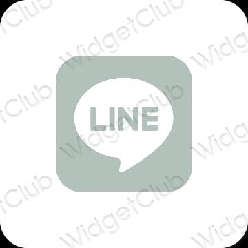 Естетични LINE икони на приложения