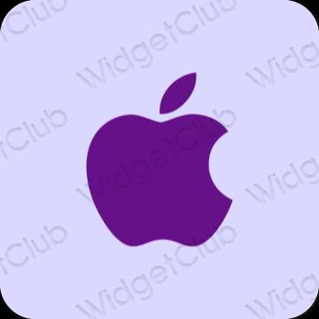 Ästhetisch Violett Apple Store App-Symbole