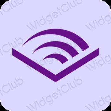 Estetic Violet Amazon pictogramele aplicației
