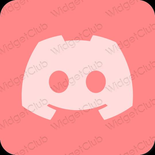 Esteetiline roosa discord rakenduste ikoonid