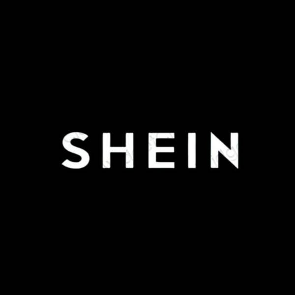 אֶסתֵטִי שָׁחוֹר SHEIN סמלי אפליקציה