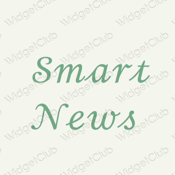 نمادهای برنامه زیباشناسی SmartNews