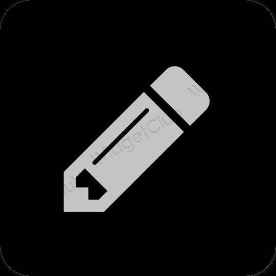 Icone delle app Notes estetiche