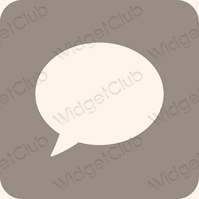 Esthetische Messages app-pictogrammen