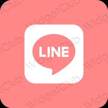 Естетични LINE икони на приложения