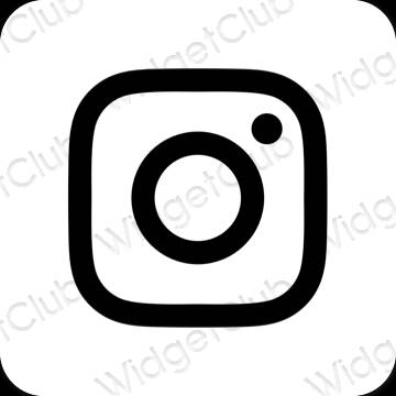 Estetické ikony aplikací Instagram