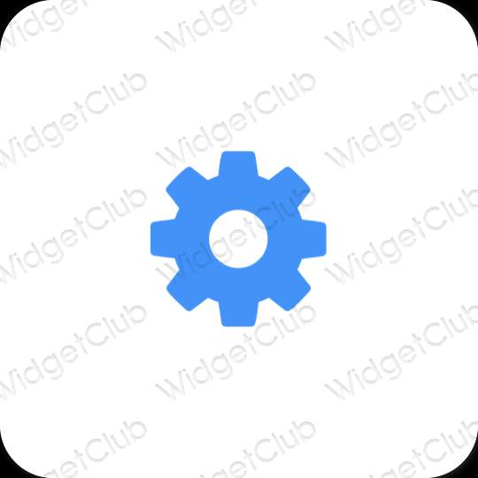 Ästhetische Settings App-Symbole
