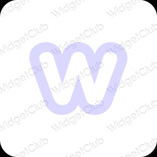 Aesthetic Weebly app icons