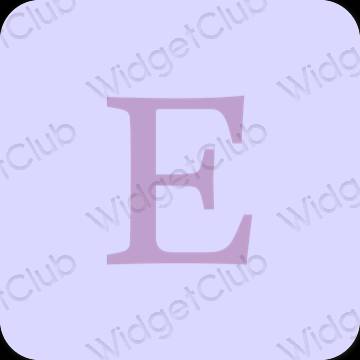 Estetic Violet Etsy pictogramele aplicației