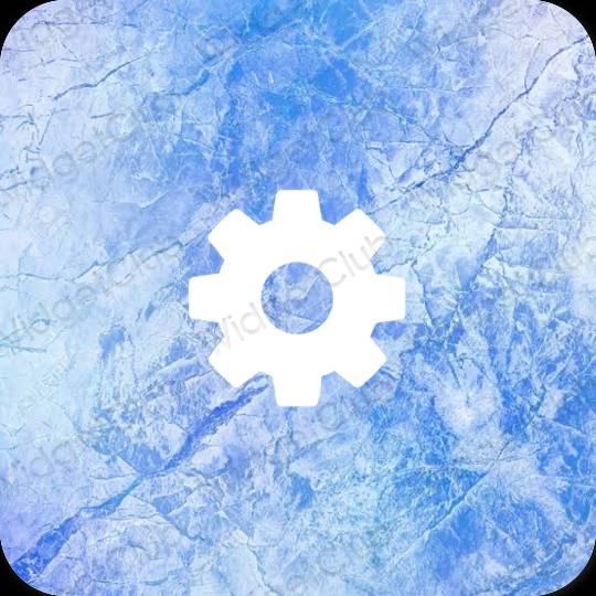 Естетични Settings икони на приложения