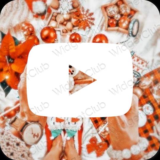 Æstetiske Youtube app-ikoner