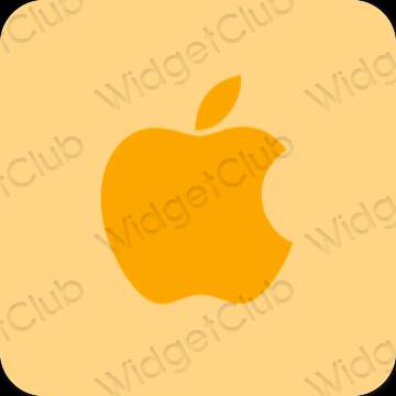 Estetis jeruk Apple Store ikon aplikasi