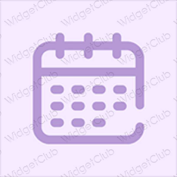 Estetske Calendar ikone aplikacij