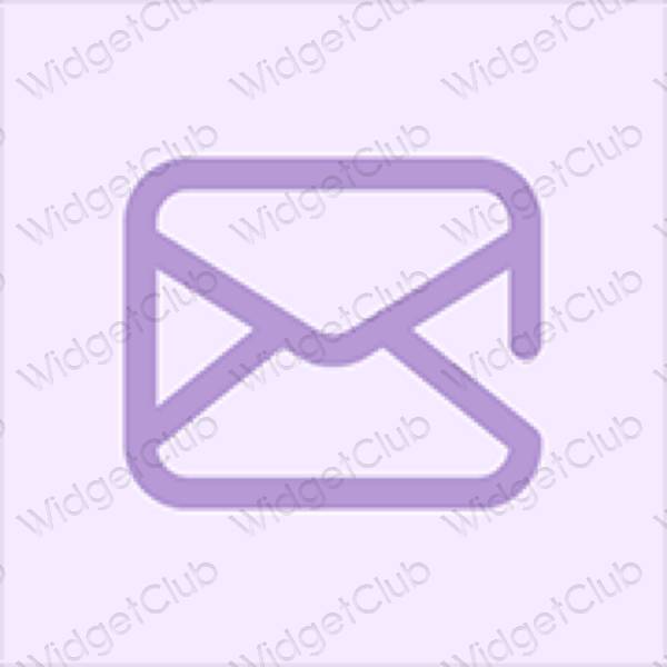 Icônes d'application Mail esthétiques