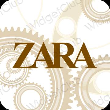 Aesthetic ZARA app icons