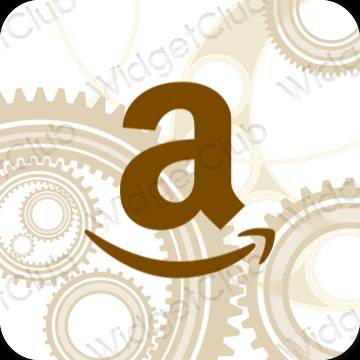 Esthetische Amazon app-pictogrammen