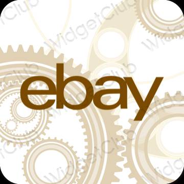 Estetiska eBay appikoner