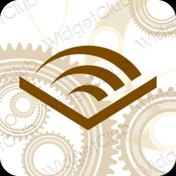 Icone delle app Audible estetiche