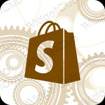 نمادهای برنامه زیباشناسی Shopify