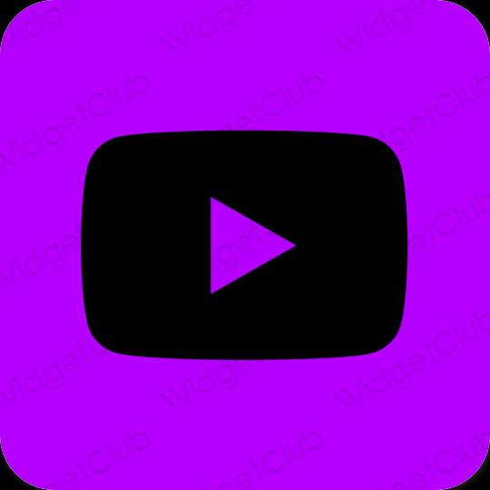 Esthetische Youtube app-pictogrammen