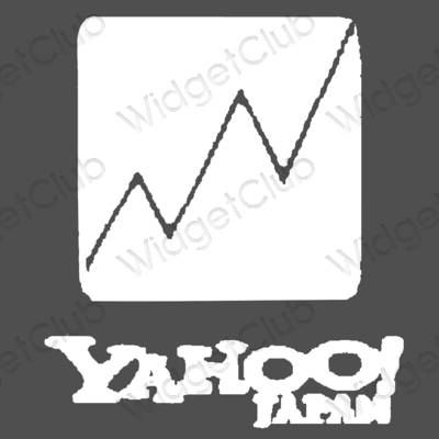Estetické ikony aplikací Yahoo!