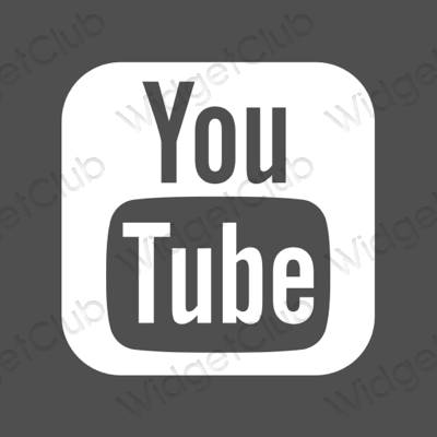 Ästhetische Youtube App-Symbole