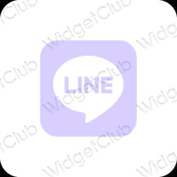 Естетични LINE икони на приложения