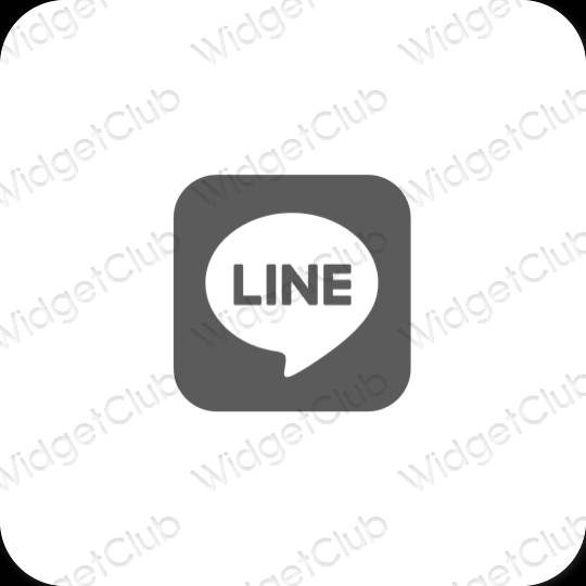 Естетични LINE икони на приложения