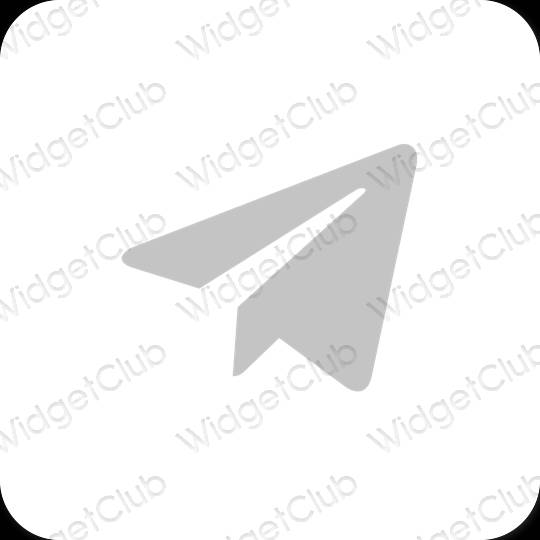 Estetik Telegram uygulama simgeleri