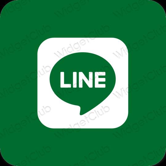 جمالية LINE أيقونات التطبيقات