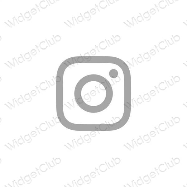 Estetické ikony aplikací Instagram
