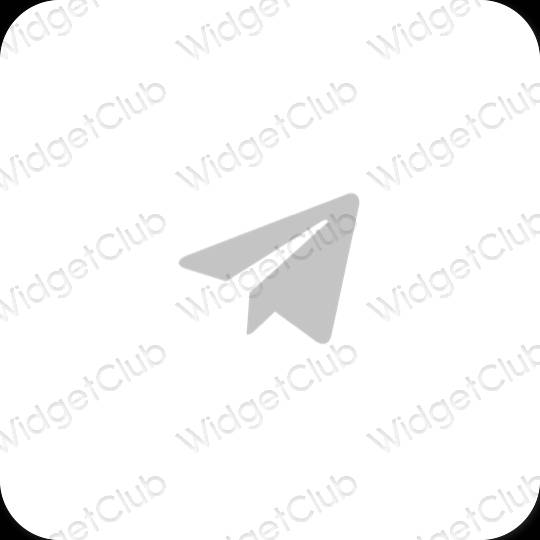 Ästhetische Telegram App-Symbole