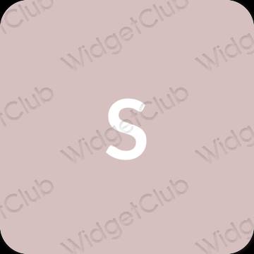 Æstetisk pastel pink SHEIN app ikoner