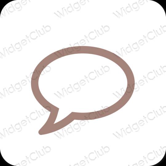 جمالية Messages أيقونات التطبيقات