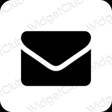 Icônes d'application Mail esthétiques