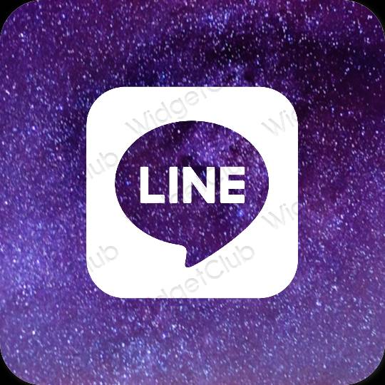 نمادهای برنامه زیباشناسی LINE